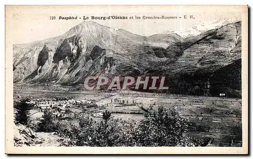 Ansichtskarte AK Dauphine le Bourg d Oisans et les Grandes Rousses