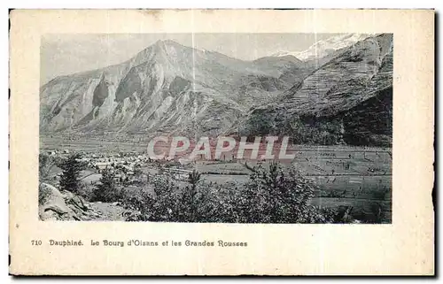 Cartes postales Dauphine Le Bourg d Oisans et les Grandes Rousses