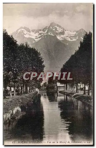 Cartes postales Bourg d Oisans Vue sur le Massif de Belledonne