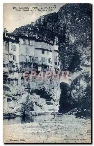 Cartes postales Dauphine Pont en Royans Pont Plicard sur la Bourne