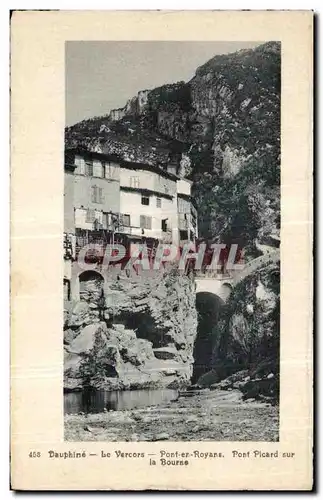 Ansichtskarte AK Dauphine Le Vercors Pont en Royans Pont en Royans La Bourne