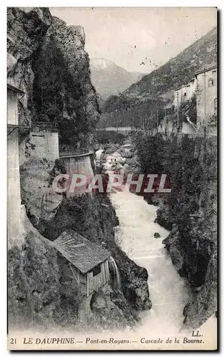 Cartes postales Dauphine Pont en Royans Cascade de la Bourne