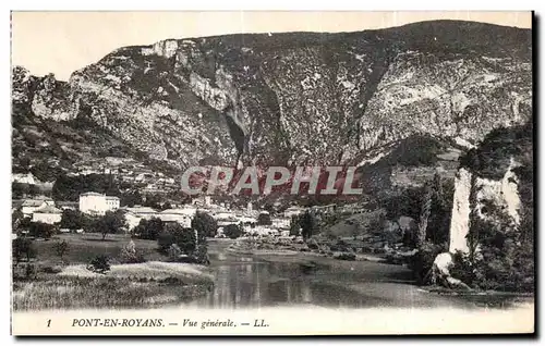 Cartes postales Pont en Royans Vue generale