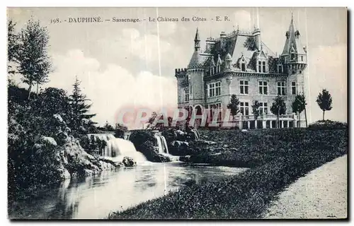 Ansichtskarte AK Dauphine Sassenage Le Chateau des Cotes