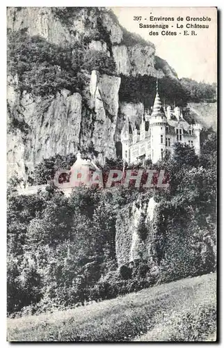 Ansichtskarte AK Environs de Grenoble Sassenage Le Chateau des Cotes