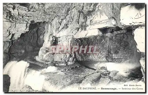 Cartes postales Dauphine Sassenage Interieur des Cuves