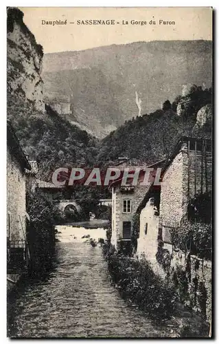 Cartes postales DAuphine Sassenage La Gorge du Furon