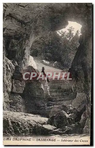 Cartes postales Dauphine Sassenage Interieur des Cuves