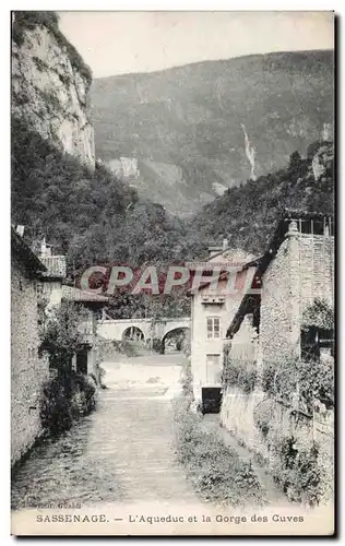 Cartes postales Sassenage L Aqueduc et la Gorge des Cuves