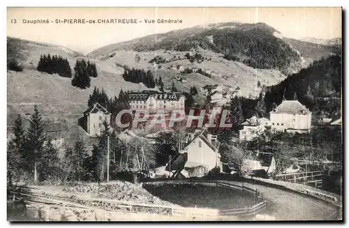 Ansichtskarte AK DAuphine St Pierre de Chartreuse Vue Generale