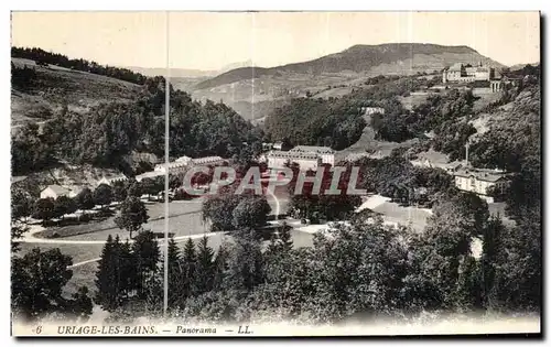 Cartes postales Uriage Les Bains Panorama