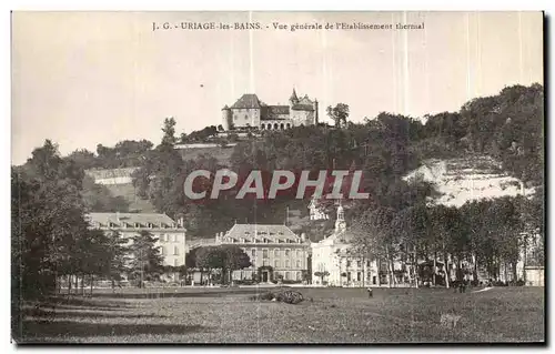 Cartes postales Uriage les Bains Vue generale de I Etablissement thermal