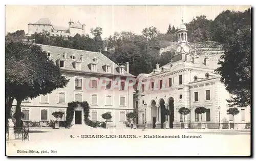 Cartes postales Uriage Les Bains Etablissement thermal