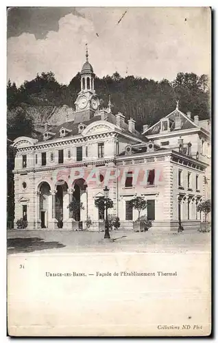 Cartes postales UriageLes Bains Facade de I Etablissement Thermal