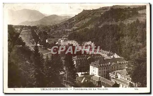 Cartes postales Uriage les Bains Panarama De La Vallee