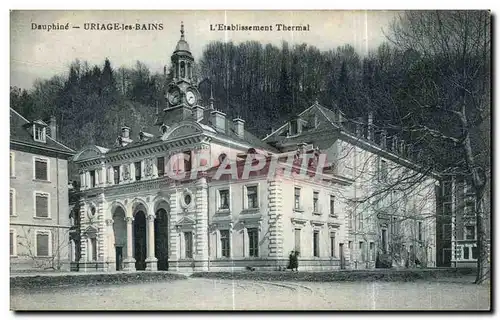 Ansichtskarte AK Dauphine Uriage les Bains L Etablissement Thermal