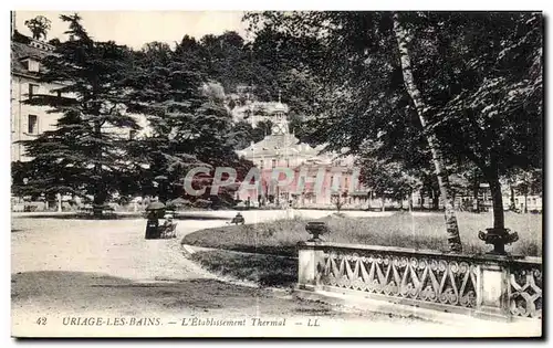 Cartes postales Uriage les Bains L Etablissement thermal