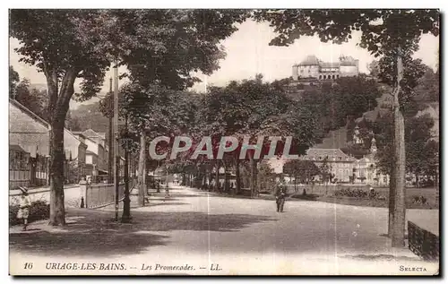 Cartes postales Uriage les Bains Les Promenades