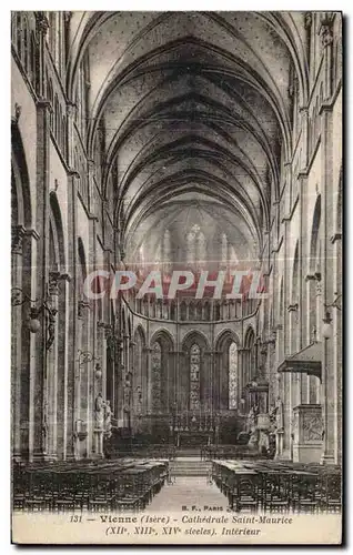 Ansichtskarte AK Vienne Cathedrale Saint Maurice Interieur