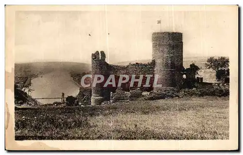 Cartes postales Vienne sur le Rhone (Isere) Ruines de l ancienne Forteresse de la Batle et Vue sur la Vallee du