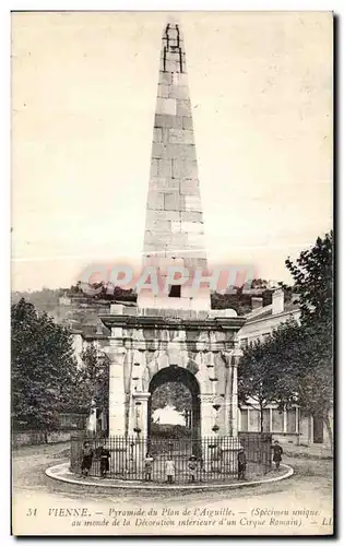 Cartes postales Vienne Pyramide du Plan de l Arguille (Specimen unique au monde la Decoration interieure d un Ci