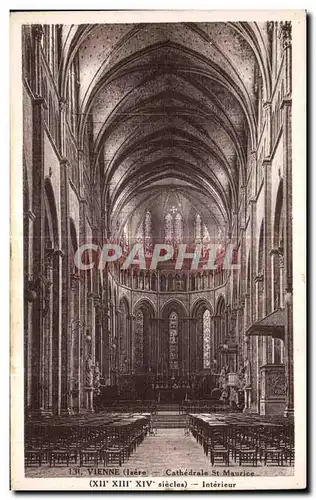 Ansichtskarte AK Vienne Cathedrale St Maurice Interieur