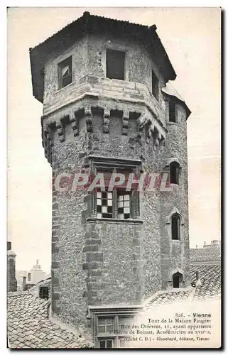 Cartes postales Vienne Tour de la Maison Faugier Rue des Orfevres