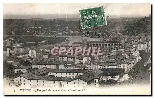 Cartes postales Vienne Vue generale prise de coup Jarret