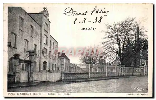 Cartes postales Pont de Cheruy Entree de I Usine