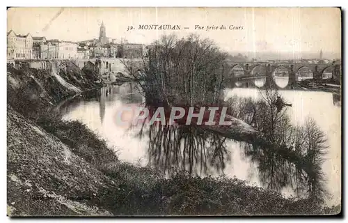 Ansichtskarte AK Montauban Vue prise du Cours