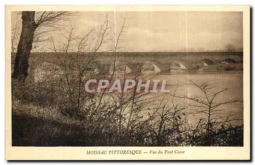 Cartes postales Moissac Pittoresque Vue du Pont Cacor