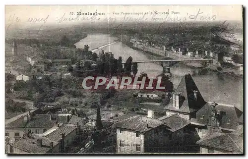 Cartes postales Montauban Vue Panoramique et le Nouveau Pont