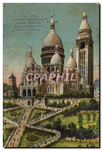 Cartes postales Paris Sacre Coeur