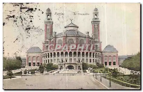 Cartes postales Paris Le Trocadero