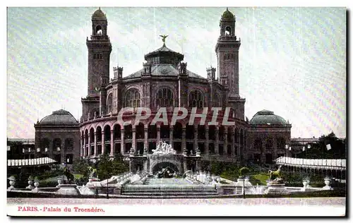 Cartes postales Paris Palais du Trocadero