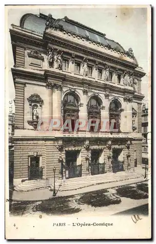 Cartes postales Paris L Opera Comique