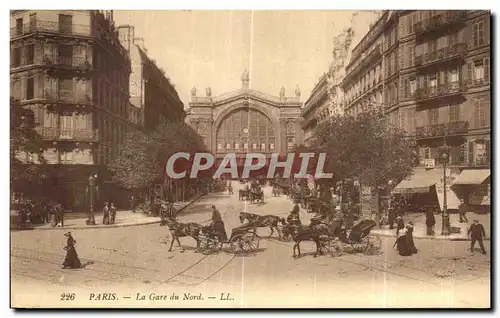 Cartes postales Paris La Gare de Nord