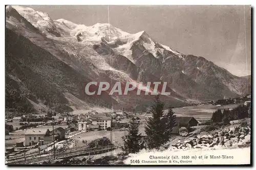 Cartes postales Chamonix et le Mont Blanc