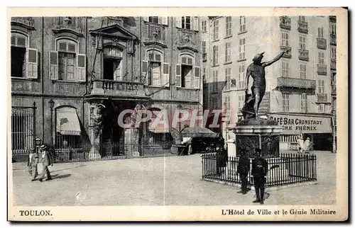 Ansichtskarte AK Toulon L Hotel de Ville et le Genie Militaire