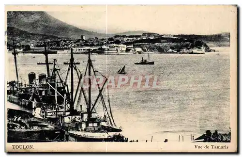 Cartes postales Toulon Vue de tamaris Bateaux