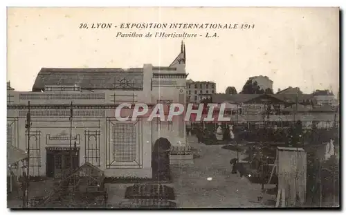 Ansichtskarte AK Lyon Exposition International 1914 Pavillon de I Horticulture