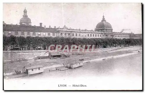 Cartes postales Lyon Hotel Dieu