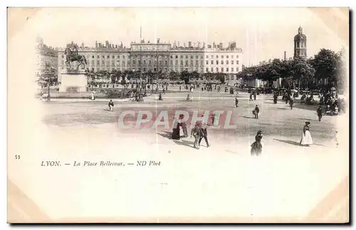 Cartes postales Lyon La Place Bellecour