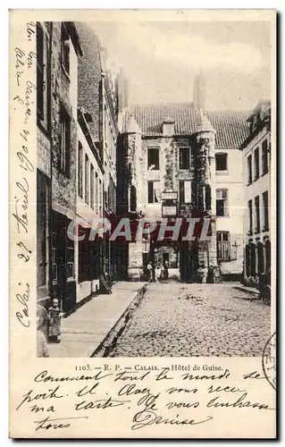 Cartes postales Calais Hotel de Guise