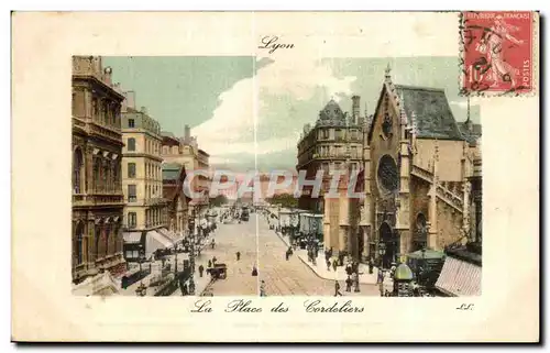 Cartes postales La Place des Cordeliers Lyon