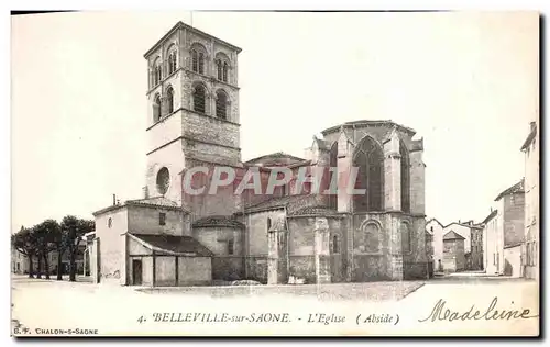 Cartes postales Belleville sur Saone L Eglise