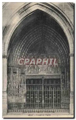 Cartes postales Gray Portail de I Eglise