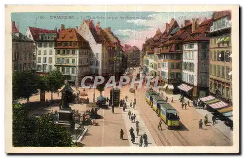 Cartes postales Strasbourg Le Place Gutenberg et les Grandes Arcades