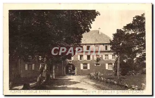 Cartes postales Alsace St Odile Entree Kloster St Odilien Eingang Elsass