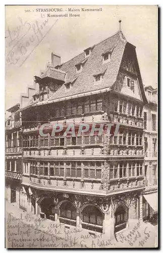 Ansichtskarte AK Strasbourg Maison Kammerzell Kammerzell House